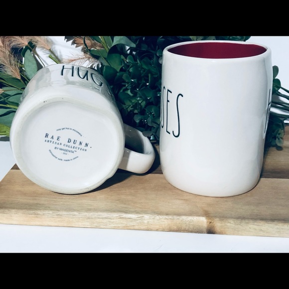 Set of Rae Dunn #hugskisses mugs - Picture 5 of 5